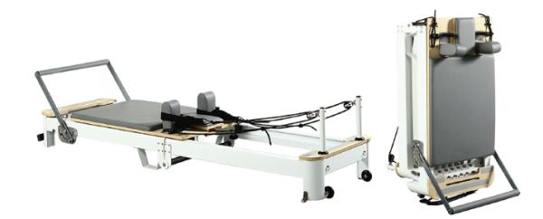 Pec Fold Aluminum Reformer U+PL019S Space Saving Rolling Ergonomic Cushioned