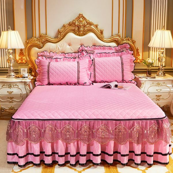 Настройка на заказ Зимний постельный платок Слипы с роскошным вышитым постельным бельем 3 штуки