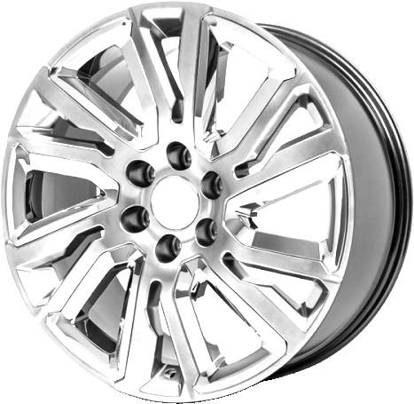TUV 22 Inch GMC Denali Replica Wheels 5901 Gloss Black Chevy Tahoe Chrome Rims