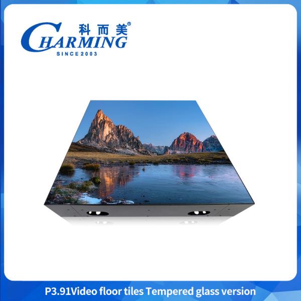Led Display P3.91 Indoor Led Panel for Advertising GOB+Glass Surface HD Floor Screen Dance
