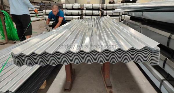 DX51D Grade Galvanized Aluminum Corrugated Roofing Panels with Z61-Z90 Coating