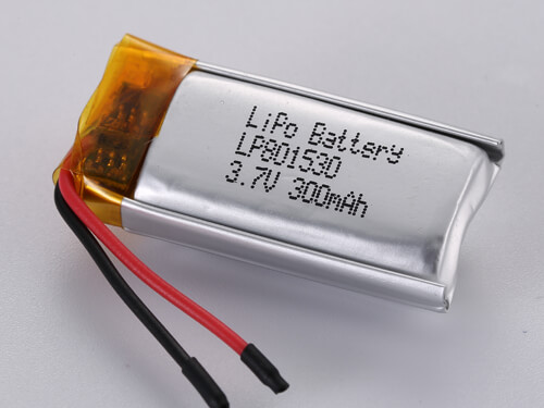 Литий-полимерная батарея 3.7V 300MAH с открытым напряжением 3.7-3.75V