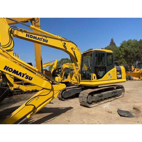 Original Japan PC130-7 Used Komatsu Crawler Excavator With Hydraulic Thumb