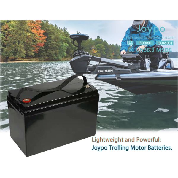 Мотор троллинг 90Ач 12В Литий-ионная батарея лодки Легкая водонепроницаемая