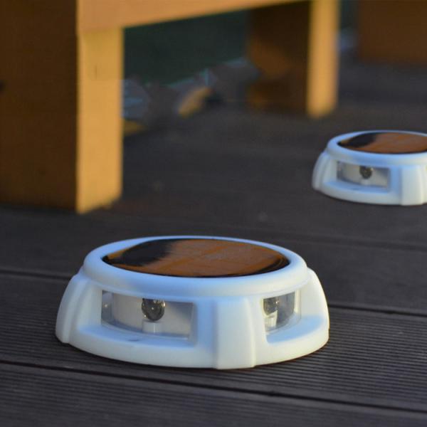 Luzes postas solares da passagem do jardim, luzes solares à terra exteriores impermeáveis