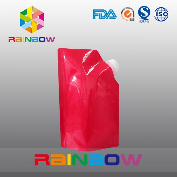 Customized Reusable Plastic Stand Up Squeeze Pouch for Baby Food/Juice/Soup