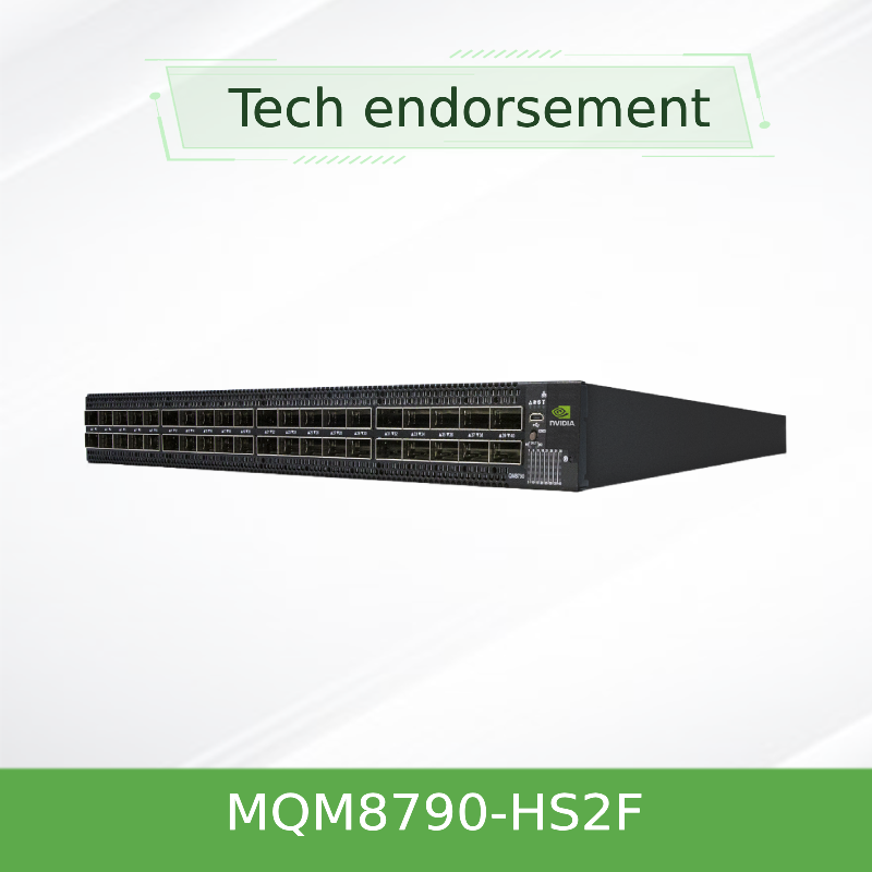 NVIDIA Quantum MQM8790-HS2F 200Gb/s InfiniBand Switch  40 Ports 16Tb/s