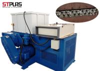 Máquina plástica da retalhadora do único eixo Waste com o D2, 15kw - poder 110kw