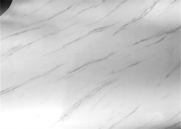 Washable Membrane Glossy Lamination Film Smooth Surface For Kitchen Cabinet Vacuum Pressing