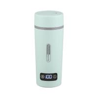 Copo de água quente elétrico portátil para viagens aquecedor de água quente de ebulição rápida com controle de temperatura de 4 níveis