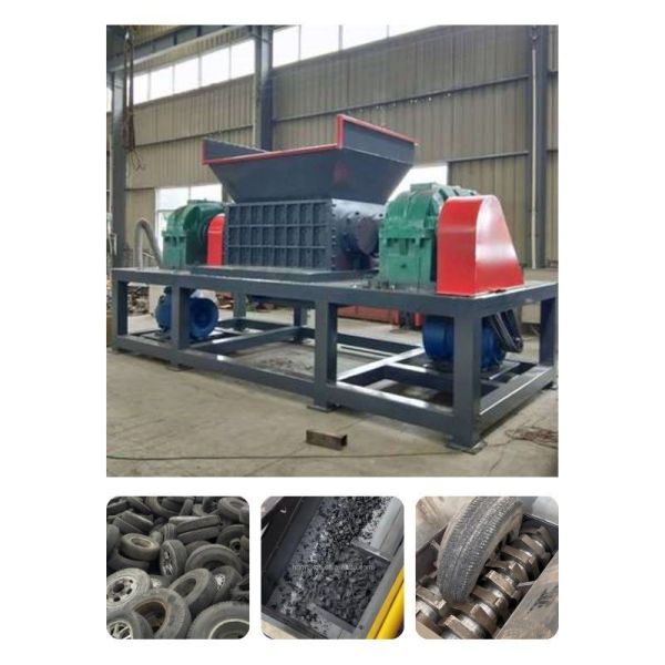 Supply Waste Tire Recycle Crushers Shredding Tyre Shredder Machine for Global Market
