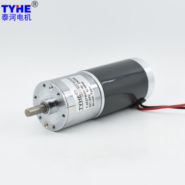 Dia 37mm 12v 24V 2nm Brushed Dc Gear Motor 3000 Rpm 180 Rpm 60 Rpm 20W 10W