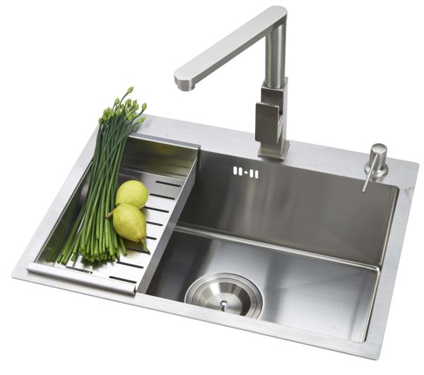 Handmade House Single Bowl Kitchen Sink Stainless Steel Kitchen Sinks With Filter Basket