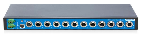 EN50155 8+4G-port Managed Ethernet Switches  -40~75℃ M12 Port
