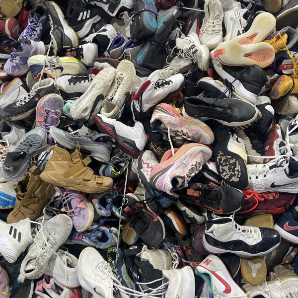 Mixed Color Second Hand Basketball Shoes Summer Autumn Men Used Sport Shoes