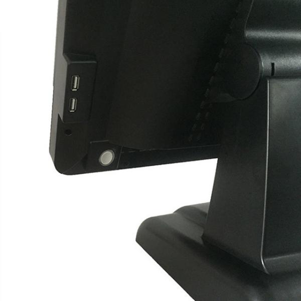 17 Inch Pos Restaurant Cash Register , Touch Screen Pos System With 8 Digital  LED Display