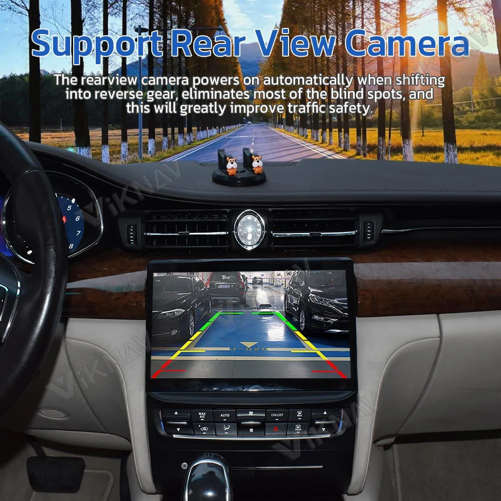 Авторадио Viknav для Maserati Quattroporte (2013-2016) 10,26 дюйма Android13 Главный блок Сенсорный экран GPS навигация Carplay