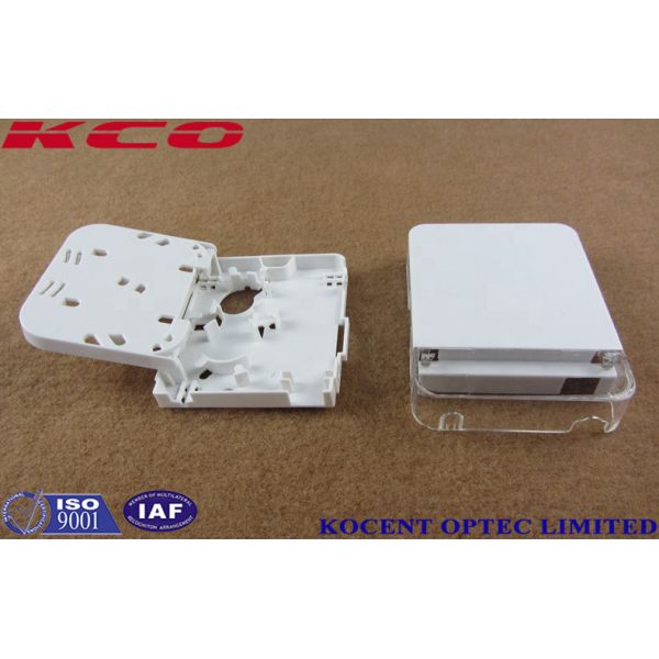 Caja de terminación de fibra de montaje en pared para interiores con 1 puerto SC Simplex y LC Dúplex para soluciones FTTH