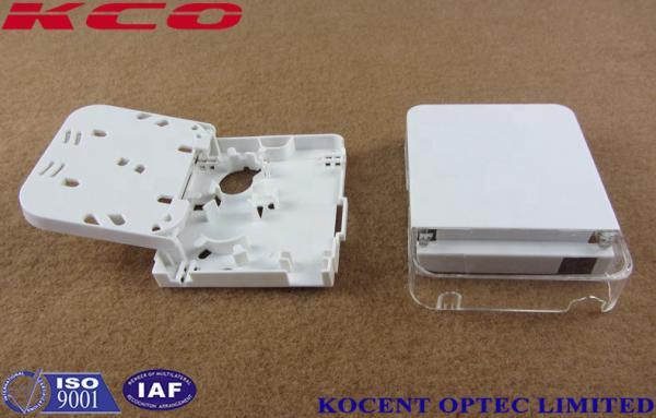Small Optical Junction Box Socket 1 Port SC Simplex LC Duplex Face Plate