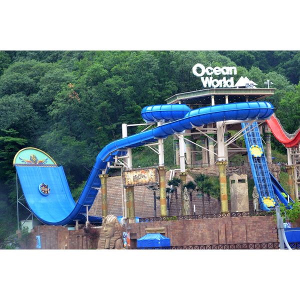 New Commercial Water Parks Slide Parts Design Fiberglass Water Bowl Slide Pieces for Sale