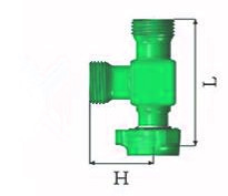 Integral Forging Tee Wellhead Connector AISI4130 High Pressure