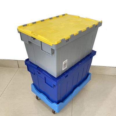 Caixa de armazenamento multifuncional reciclável de 600*400*350 mm para armazenamento pesado