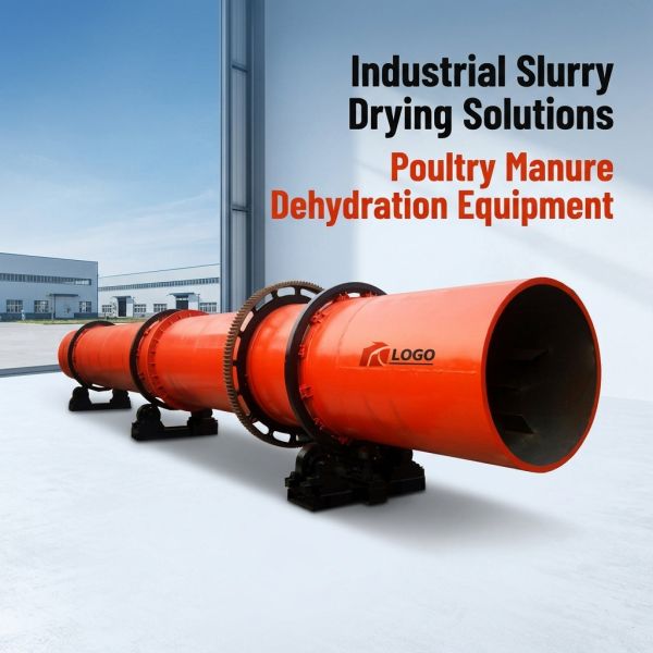 Limestone Sawdust Rotary Slurry Dryer Coal Sand Sludge Rotary Dryer Poultry Manure