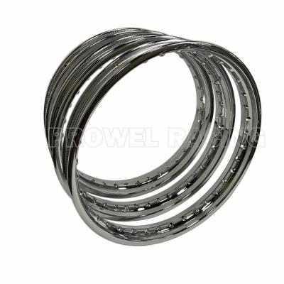 Rodas de aço para motocicletas 2.15x18 Rodas de aço cromado