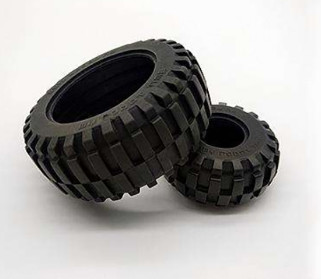 Résistance élevée de jeu 80 jouets de Toy Car Tires Custom Rubber de silicone du