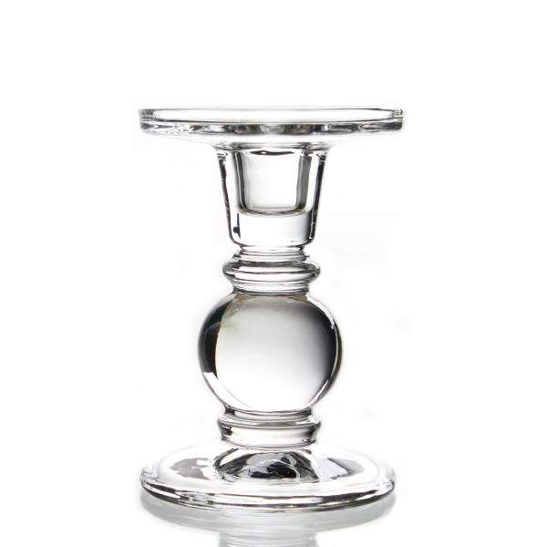 Classic Clear Glass candle holder for party wedding celebration