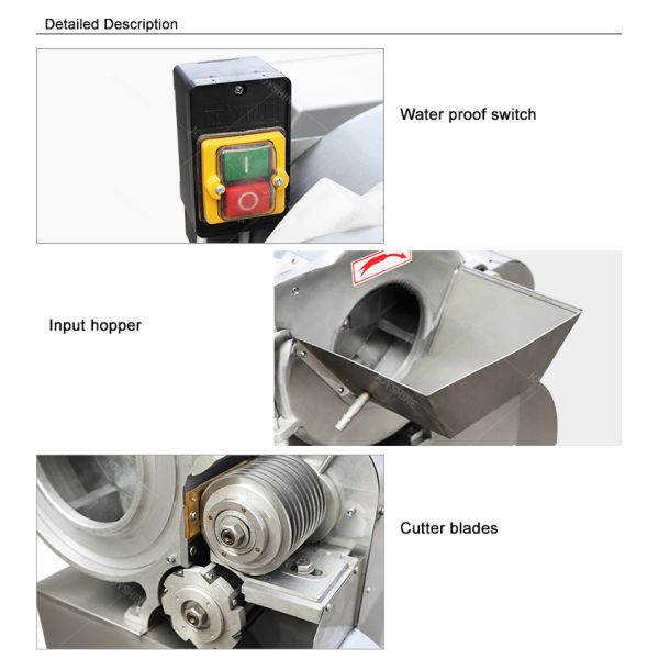 Automatic French Fry Cutter Machine For Hotels 1.1kw Apple Cutting Machine Banana Cutter