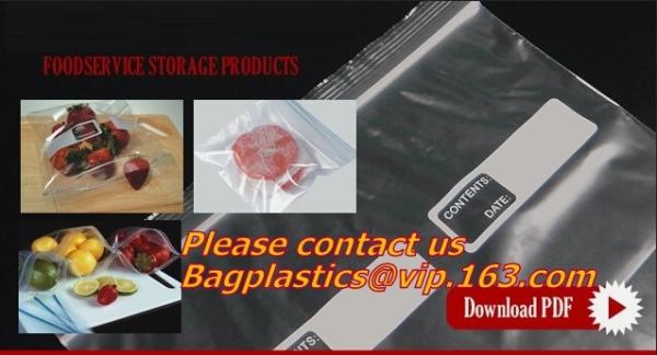 coin bags, bank, colored printed logo slider zip lock bag, large packing bags for packing, Plastic Containers Food stora