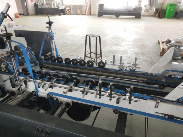 Dobrador automático Gluer 300m/Min AS-800 do fechamento inferior de quatro dobras