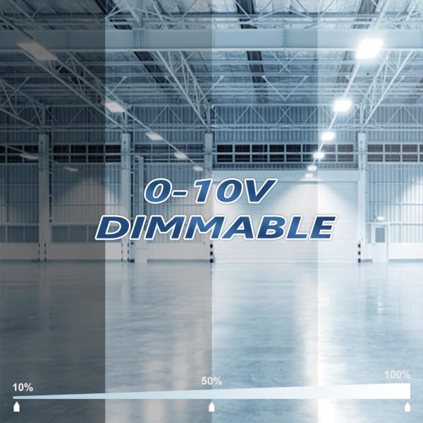 Commercial High Bay Lighting Fixtures 150Lm/W 110W LED High Bay Dimmable