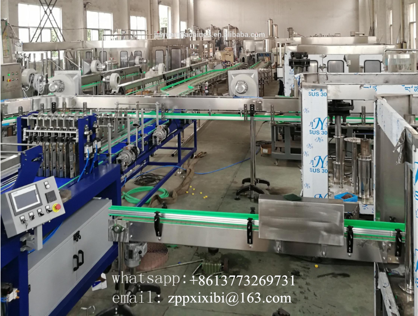 Профессиональная машина завалки стеклянной бутылки 6000БПХ, одна гарантия года