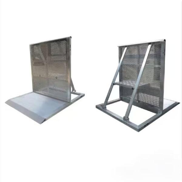 Portable Foldable Aluminum Crowd Control Barrier For Concert Security