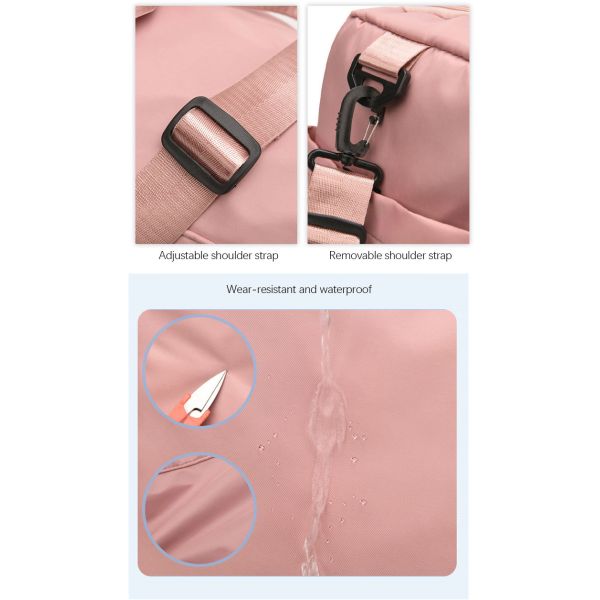 Sympathybag  New independent shoe position fitness bag wet and dry separation swimming bag oxford yoga leisure travel bag