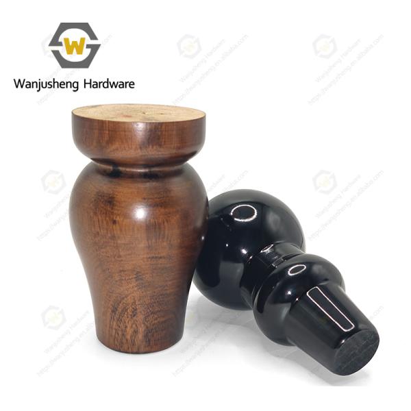 Gourd TV Cabinet Legs Sofa Legs Solid Wood Furniture Support Legs Furniture Accessories Increase Height