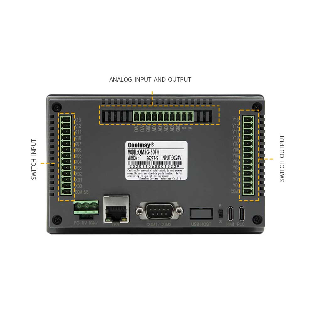 Интерфейс человека-машины Hmi PLC All-In-One 4AI PID самонастраивающийся контроллер температуры с WIFI