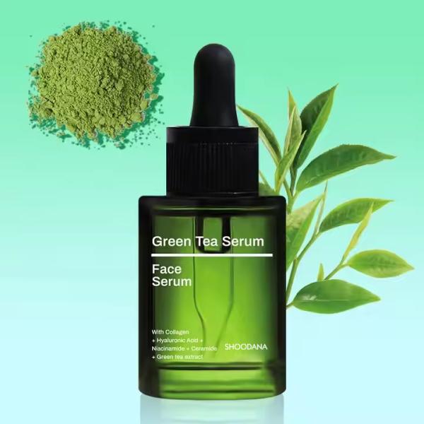 Moisturizing Hyaluronic Acid Green Tea Serum Anti Aging Anti Acne Skin Care Face Collagen Serum Essence