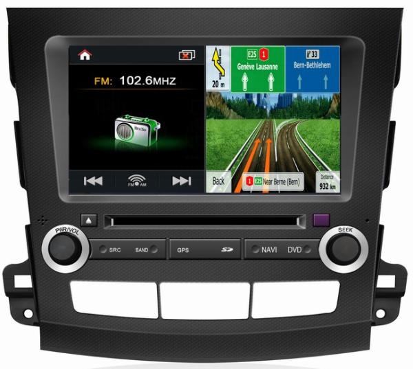 Ouchuangbo HD S100 auto DVD audio video player for Mitsubishi Outlander(2006-2011) with 1G CPU 1080P 3GWifi