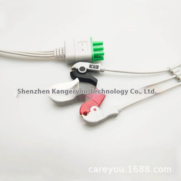 Beijing Maibang MB8000 Hailiying Te-4000X Tel100 Dynamic Telemetry EOS Disinfecting Type Compatible 3-Lead Medical Consumables
