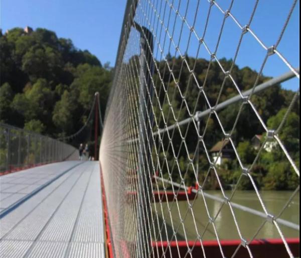 304 316 Stainless Steel Rope Mesh for Bridge Railings