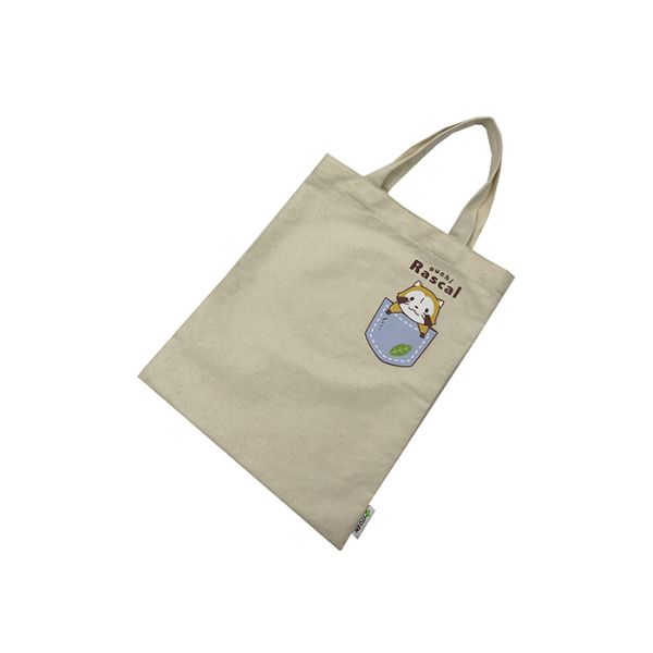 Printed reusable Eco Tote Bag Standard Size Eco Choice Cotton Canvas Shopper