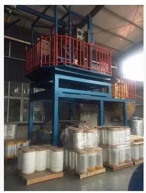 Durable Monolayer Blown Film Machine , Rotary Blowing Machine For PVC Film