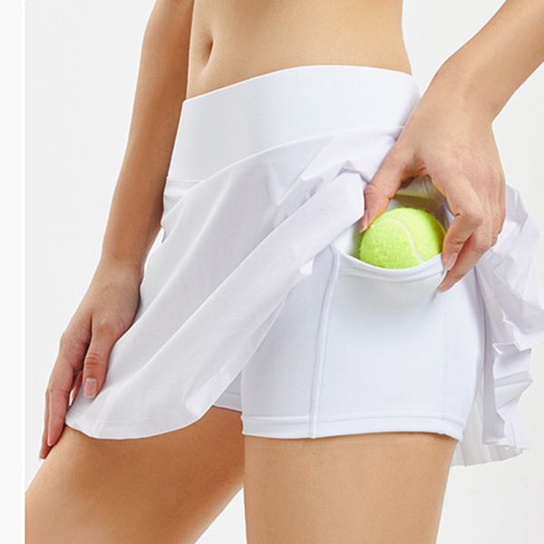 Пурпурный теннис женщин обходит широкий эластичный стиль двойного слоя Waistband