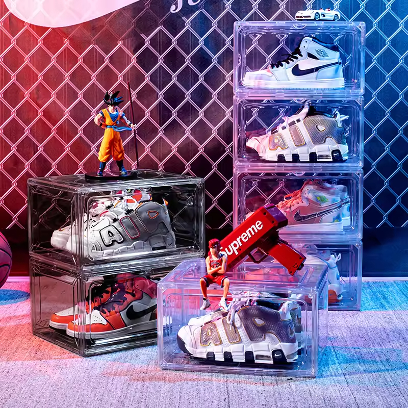 High Quality Multi-Functional Transparent Storage Box Durable Plastic Shoe Box
