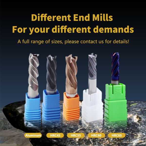 Специальный дизайн твердого карбида конечный мельница 6x50 мм-4F сварка для нержавеющей стали