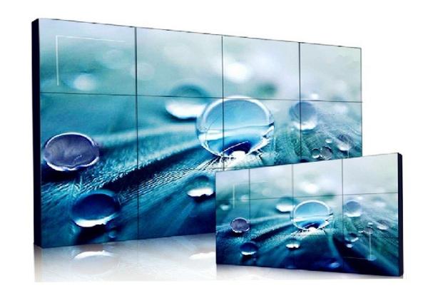 LED Backlight LCD Video Wall Narrow Bezel 55 Inch High Brightness 178° Visual Angle