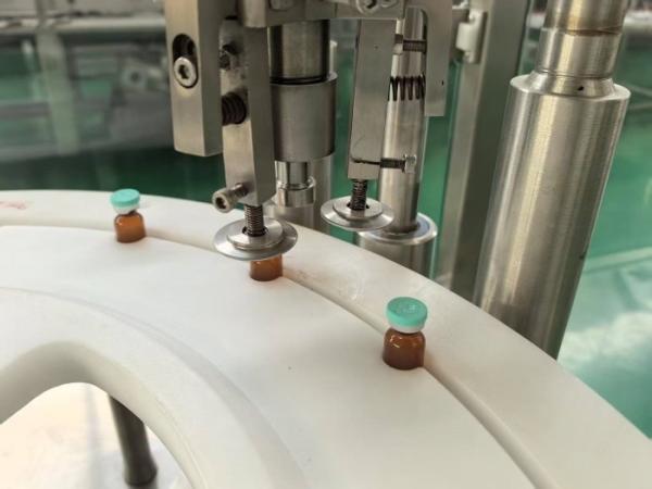 Pharmaceutical Powder Filling Machine For 10ml Vials GMP Compliant Precision Dosing With Infrared Contamination Detection